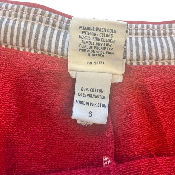 Camp David Red Cotton Shorts with Up North Moose Graphic | Size Small - Picture 4 of 5